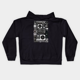 Boomboxes Kids Hoodie